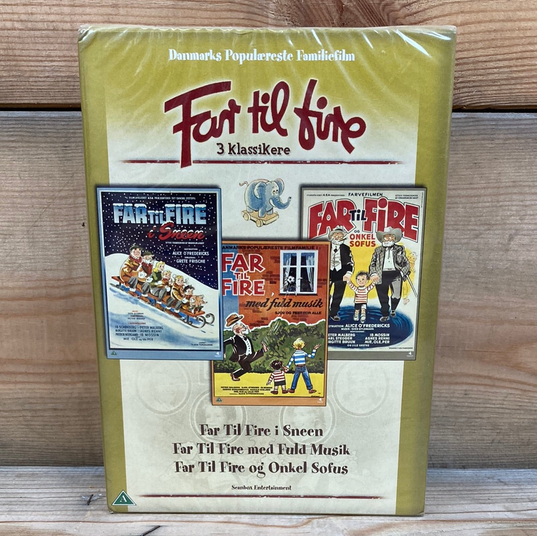 Far til Fire, uåbnet dvd-pakke