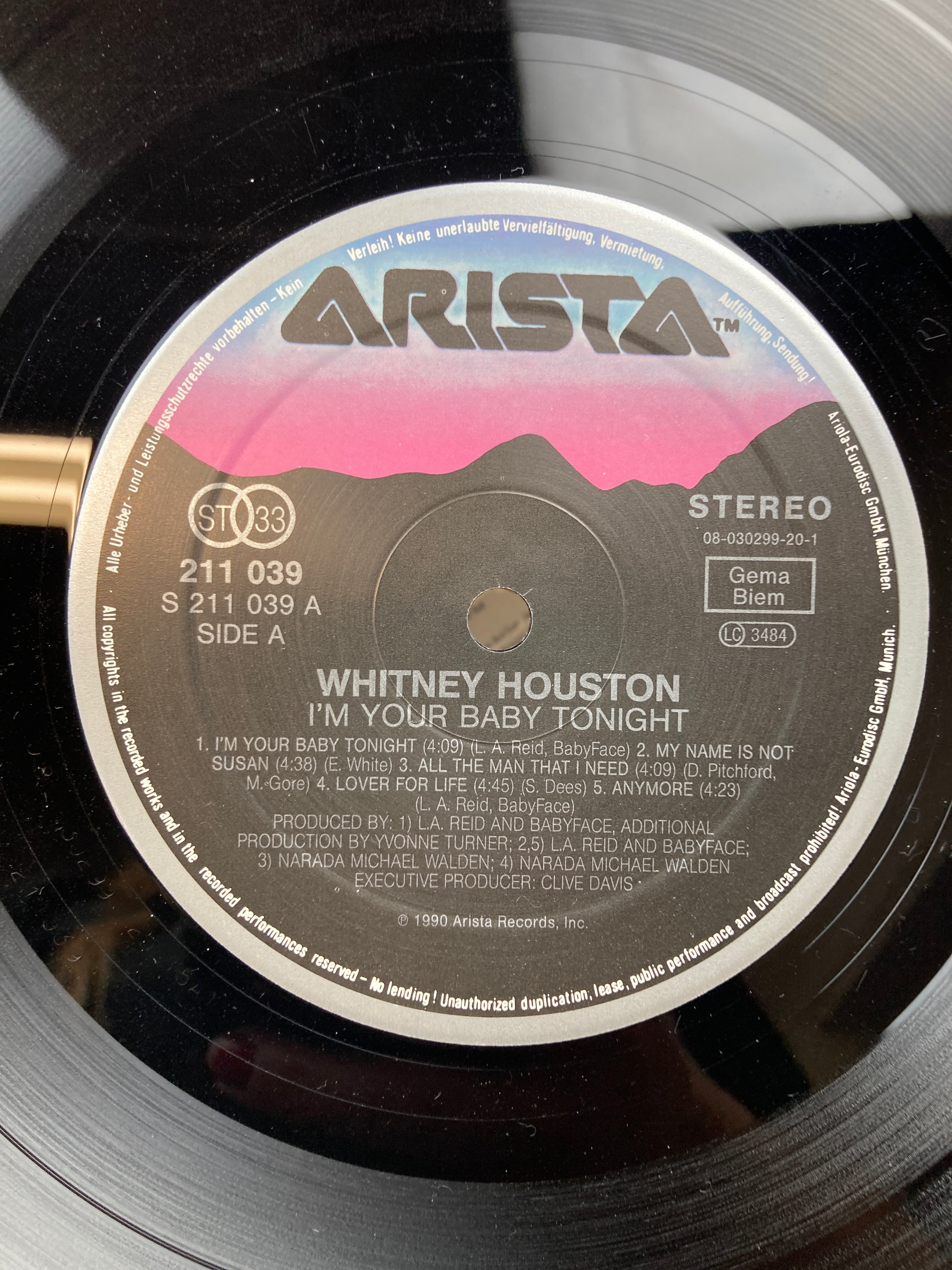 Lp - Whitney Houston