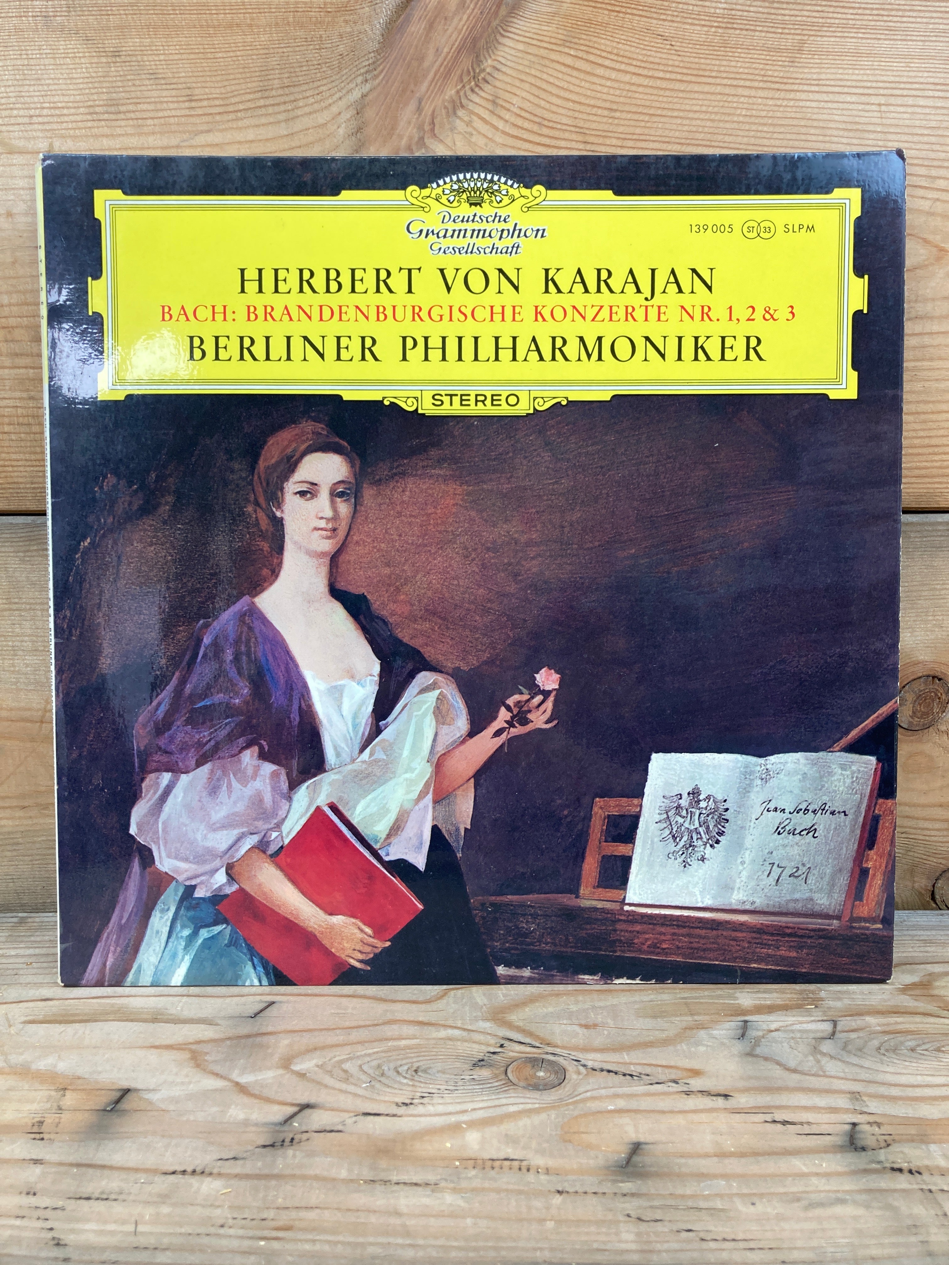 Brandenburgische Konzerte Nr. 1, 2 & 3, Herbert von Karajan LP