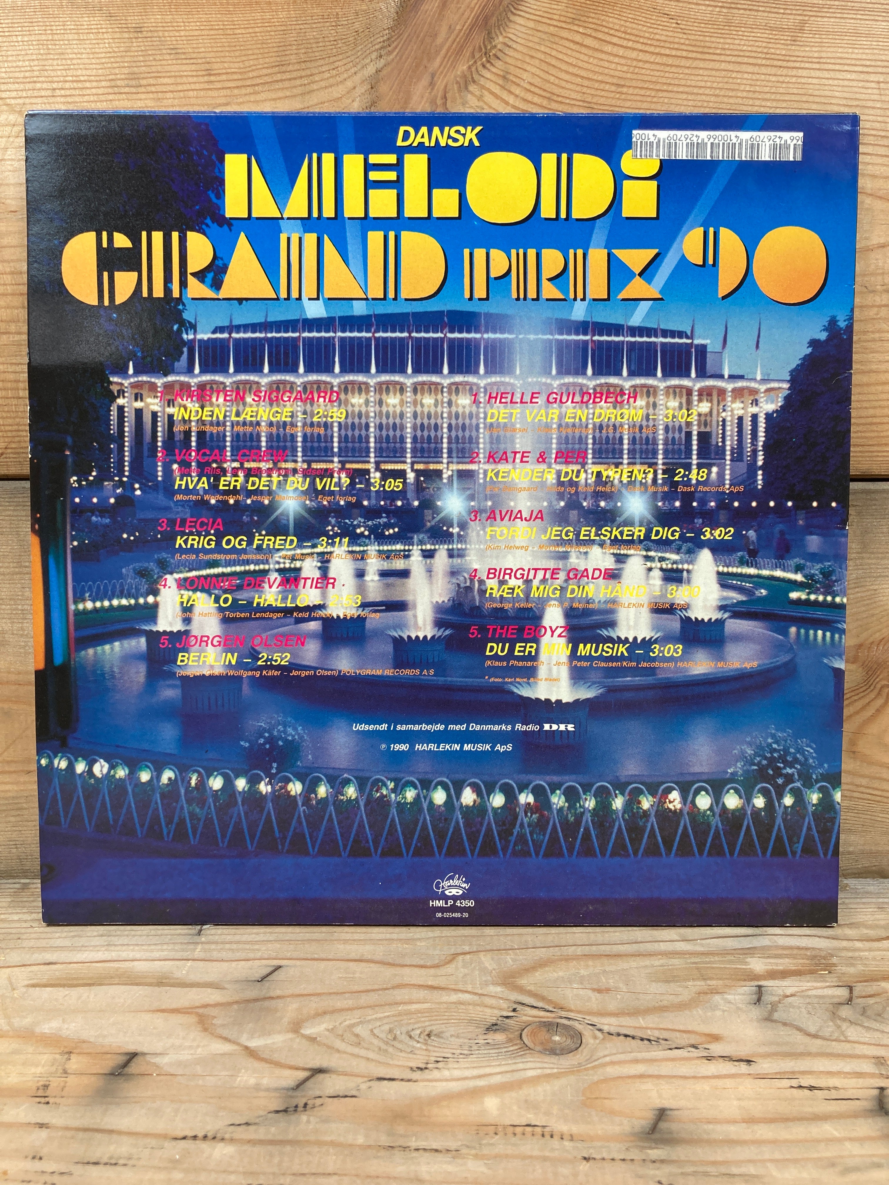 Dansk Melodi Grandprix 90 LP