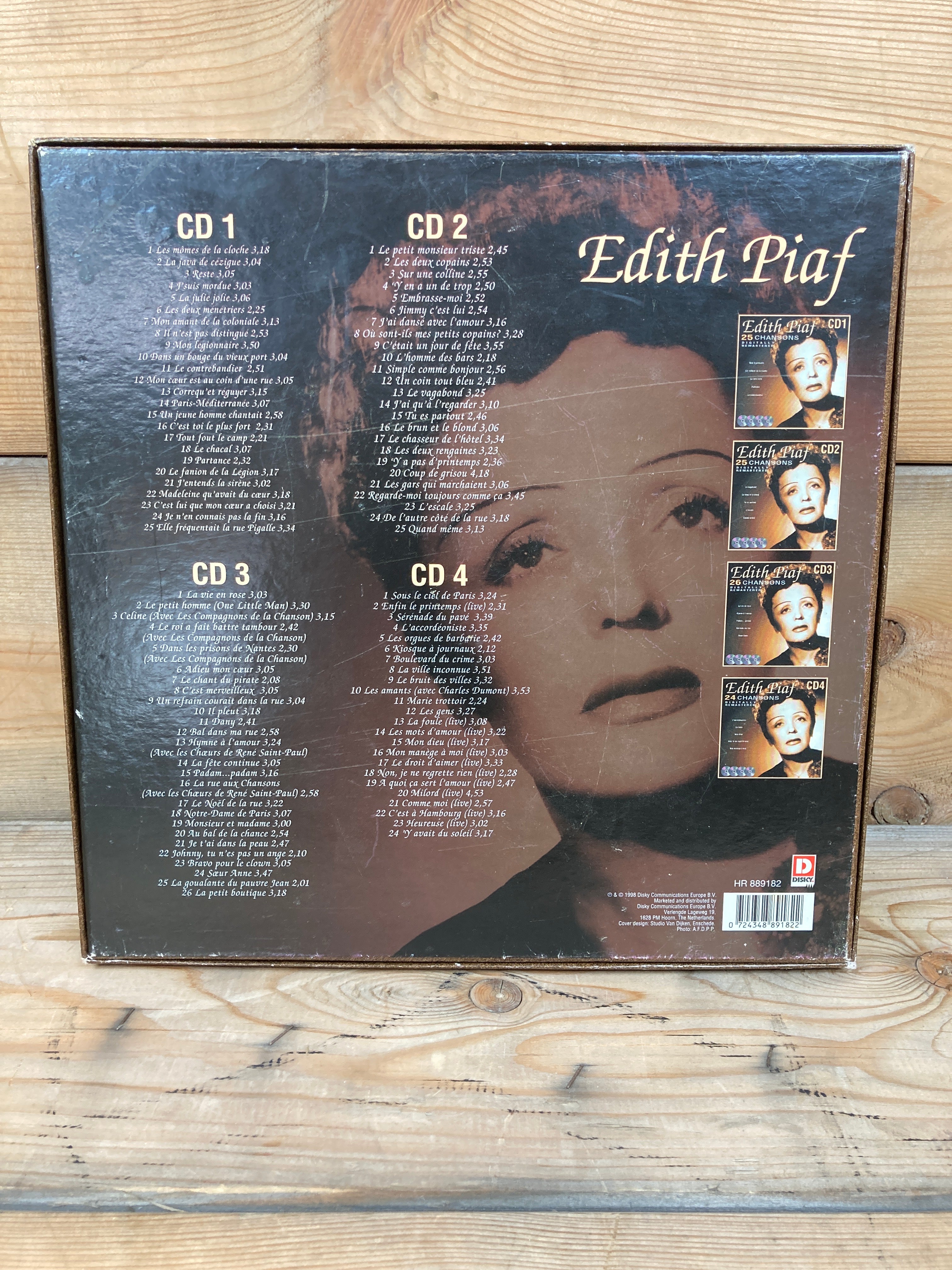 Edith Piaf cd-samling