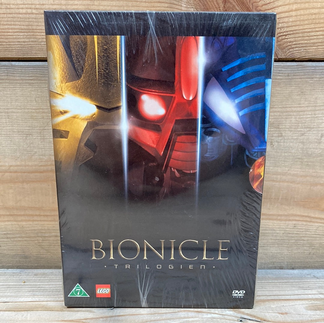 Bionicle trilogien, uåbnet dvd-pakke